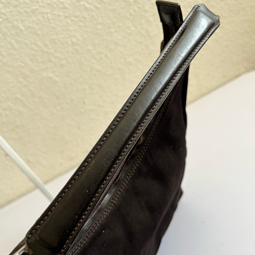 Gucci vintage brown small cloth hobo bag - Picture 10 of 13
